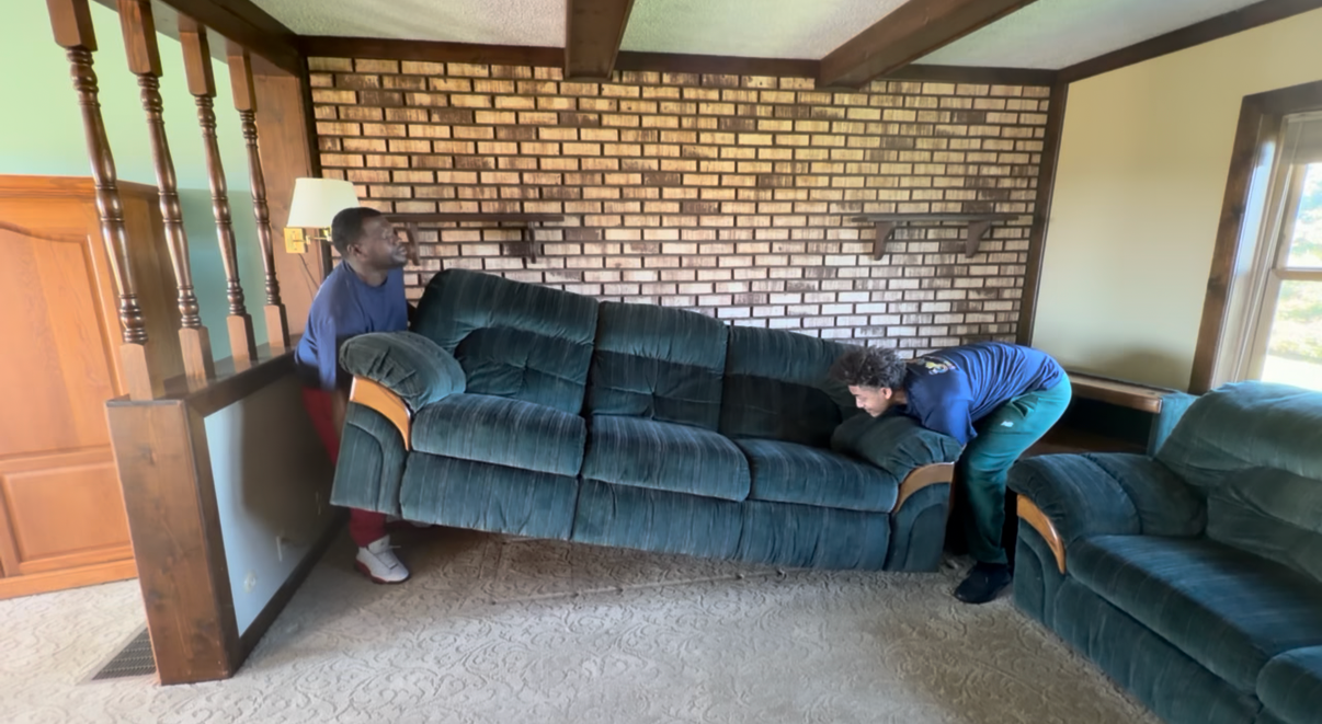 Moving Sofa Indoors
